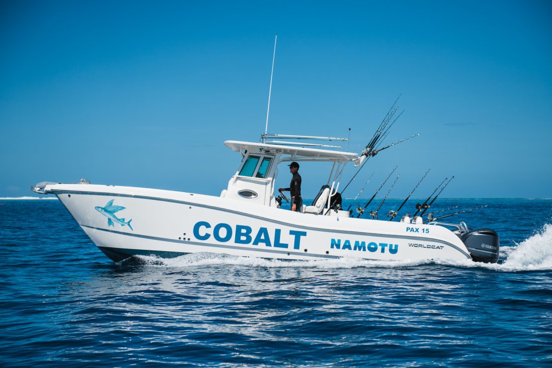 namotu island fishing charter world cat cobalt fiji