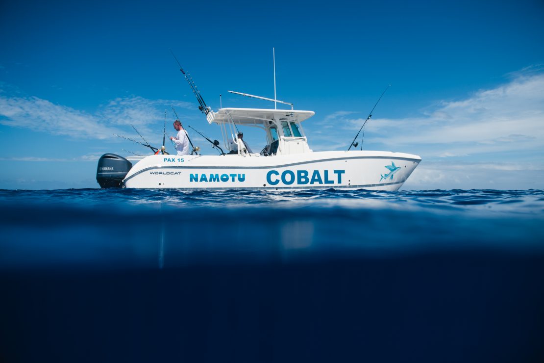 namotu island charter boat cobalt luxury fishing surf day trips