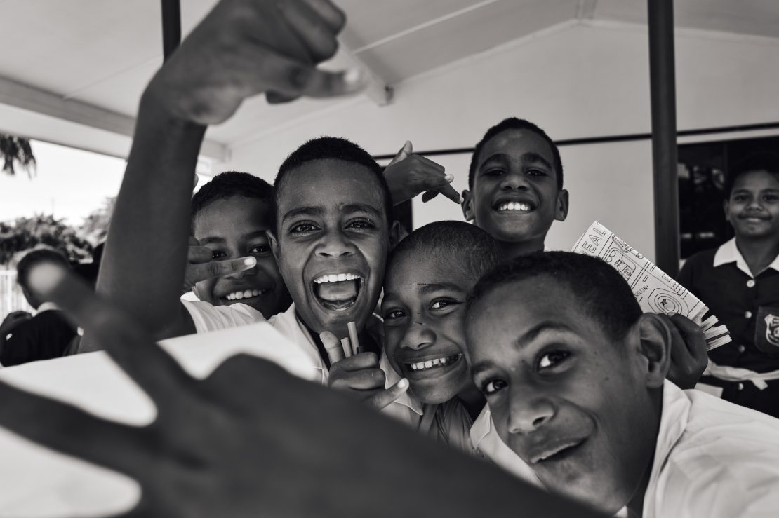 fijian children at the nabila medical outreach
