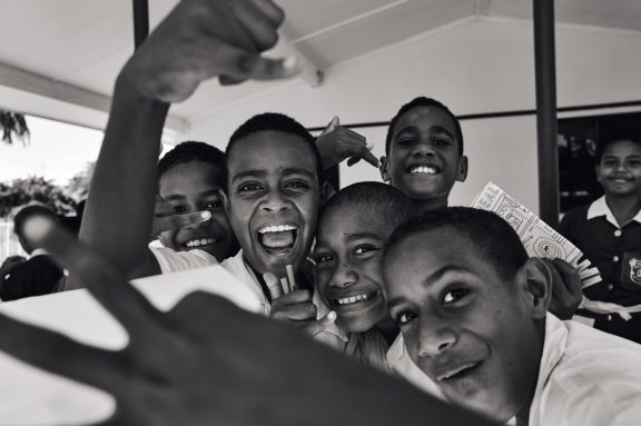 fijian children at the nabila medical outreach